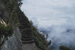 "Stairway to heaven" auf dem Montaña Macchu Picchu