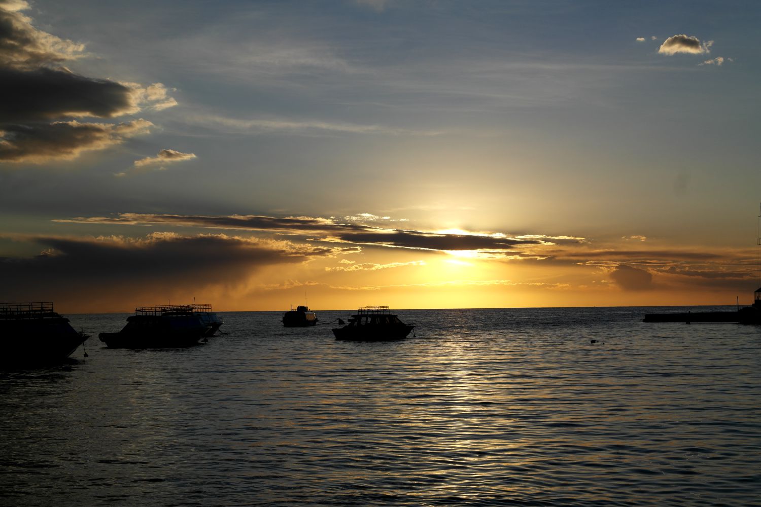 Sonnenuntergang am Titicacasee