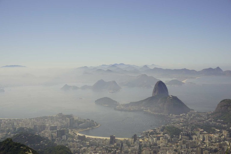 Blick auf den Zuckerhut vom Corcovado
